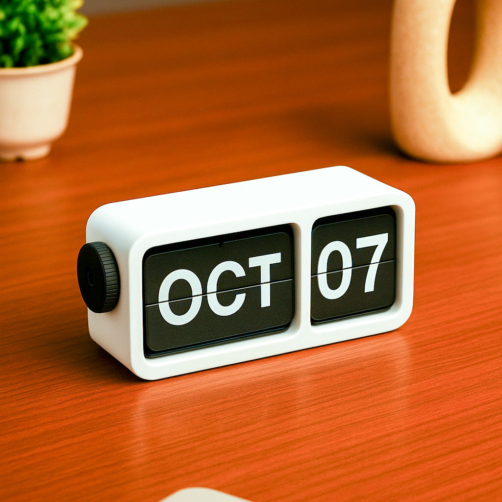 Modern Flip Calendar for Desk – Perpetual Desk Calendar