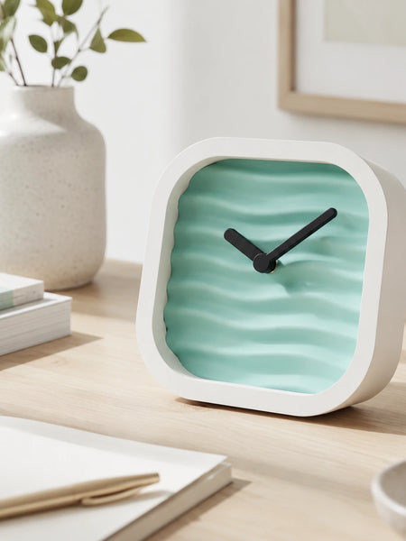Wavy Desk Clock