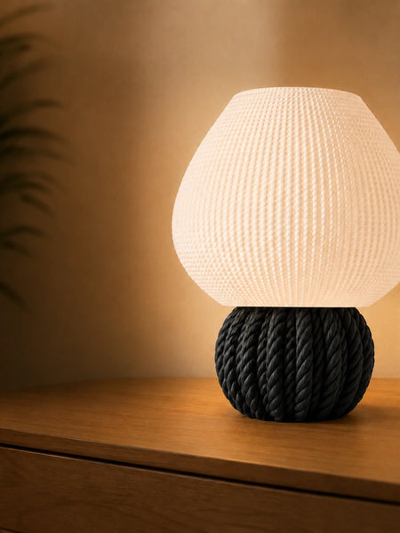 Knot Glow Lamp – Modern Textured Table Lamp