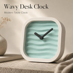 Wavy Desk Clock