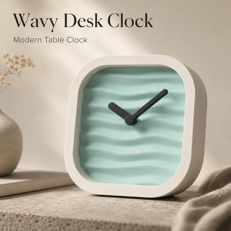 Wavy Desk Clock