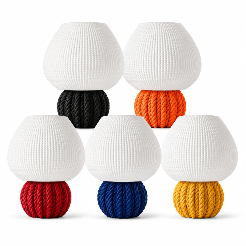 Knot Glow Lamp – Modern Textured Table Lamp