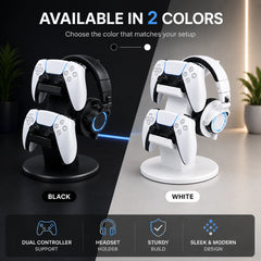 Gamer Dock Pro – PS5 Dual Sense Controller & Headphone Stand