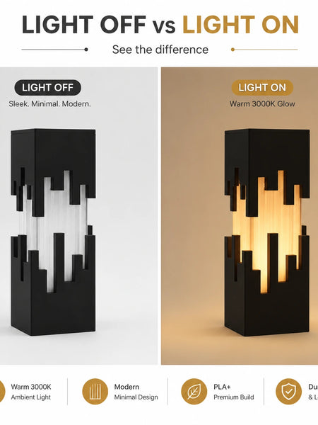 Future Prism Lamp – Modern Geometric Table Lamp