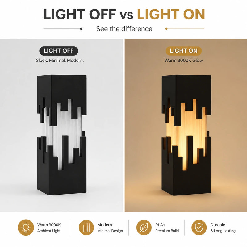 Future Prism Lamp – Modern Geometric Table Lamp