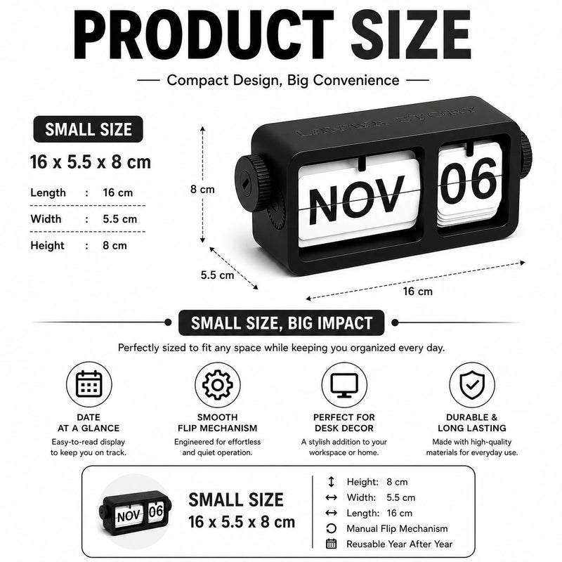 Lumi Calendar Duo - Wise Black