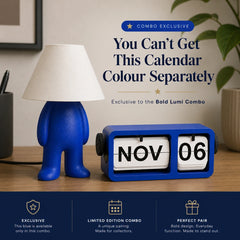 Lumi Calendar Duo - Bold Blue