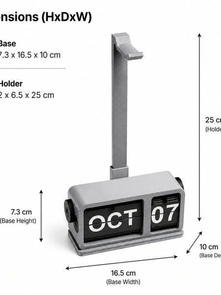 LayerStory FlipFrame Retro Calendar Headphone Stand Add-On