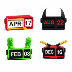 SuperHero Inspired Flip Calendars