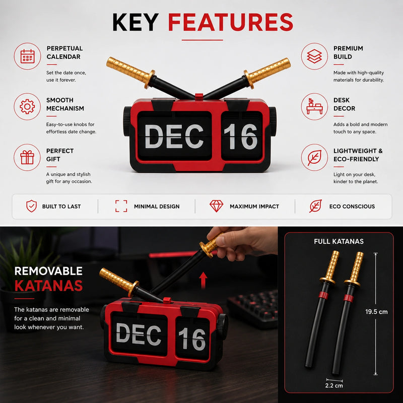Flip Calendar DeadPool Inspired