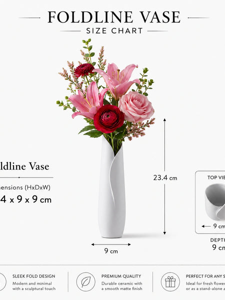 Foldline Vase