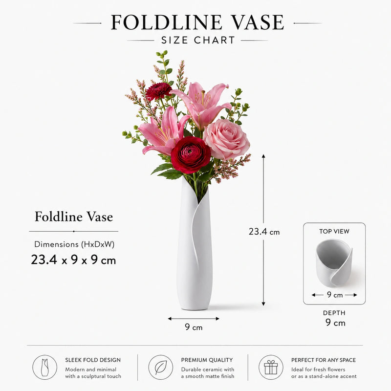 Foldline Vase