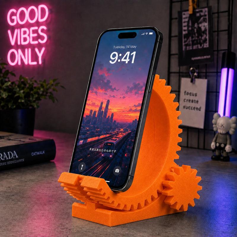 Gear Phone Stand