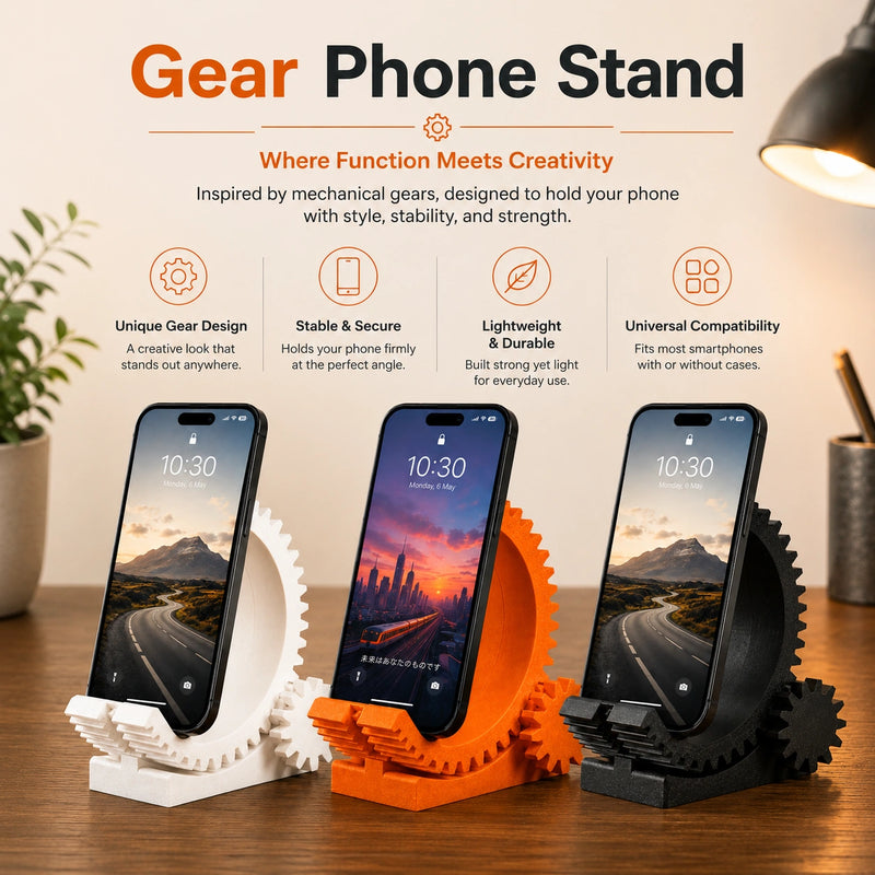 Gear Phone Stand