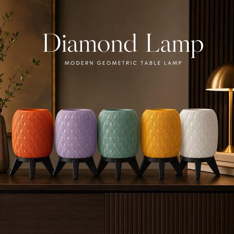 Diamond Lamp – Modern Geometric Table Lamp