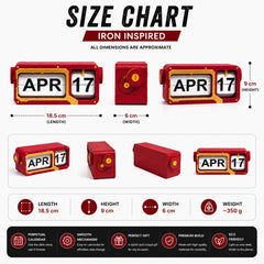 SuperHero Inspired Flip Calendars