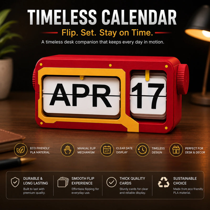 Flip Calendar Ironman Inspired