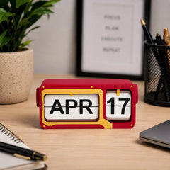 Flip Calendar Ironman Inspired
