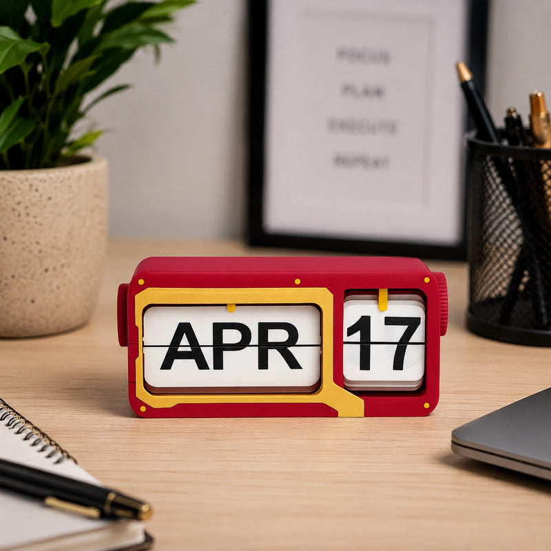 Flip Calendar Ironman Inspired