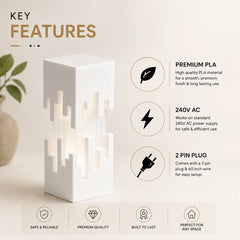 Future Prism Lamp – Modern Geometric Table Lamp
