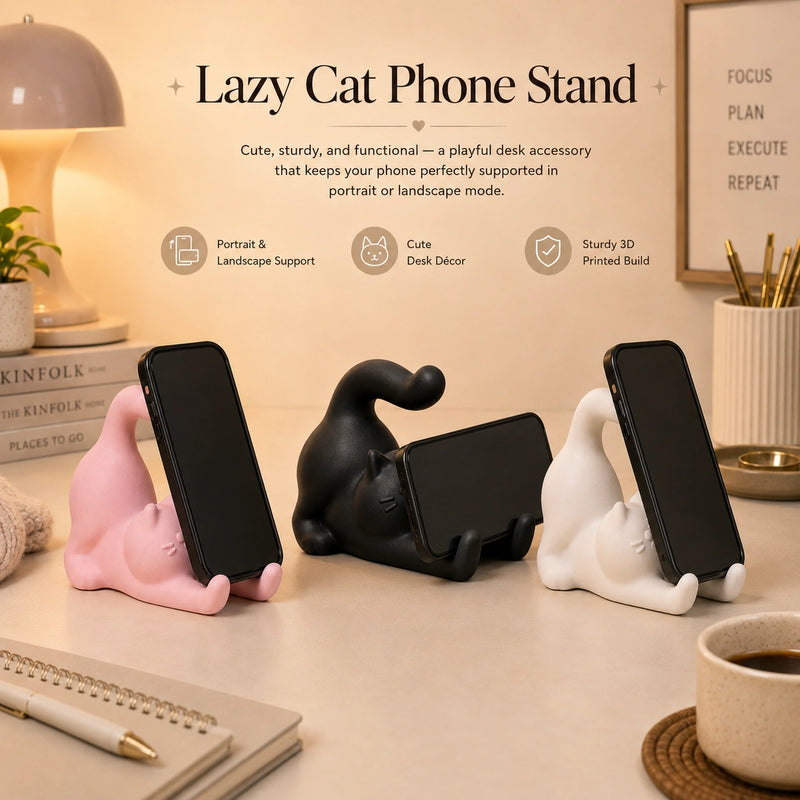 Lazy Cat Mobile Holder