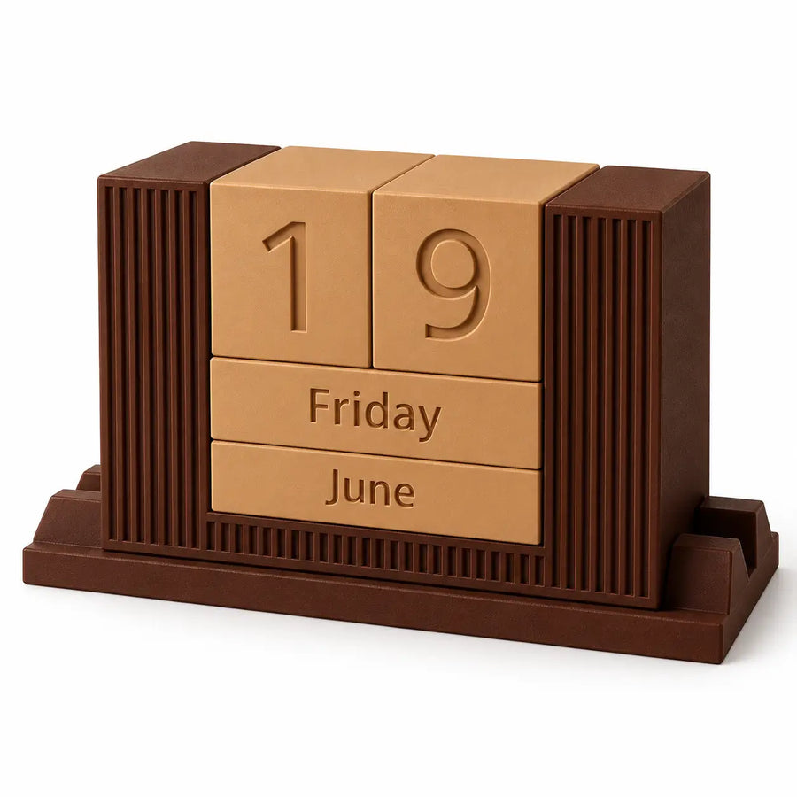 Mahjong Tile Calendar