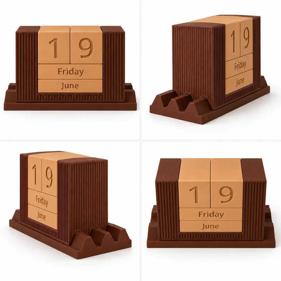 Mahjong Tile Calendar