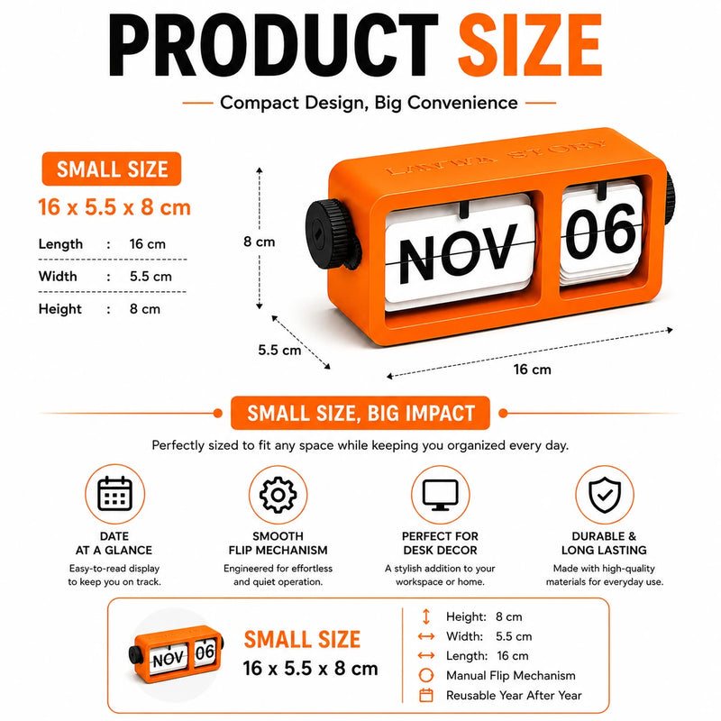 Lumi Calendar Duo - Lazy Orange