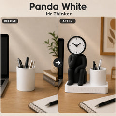 Mr. Thinker – Desk Clock & Pen Stand