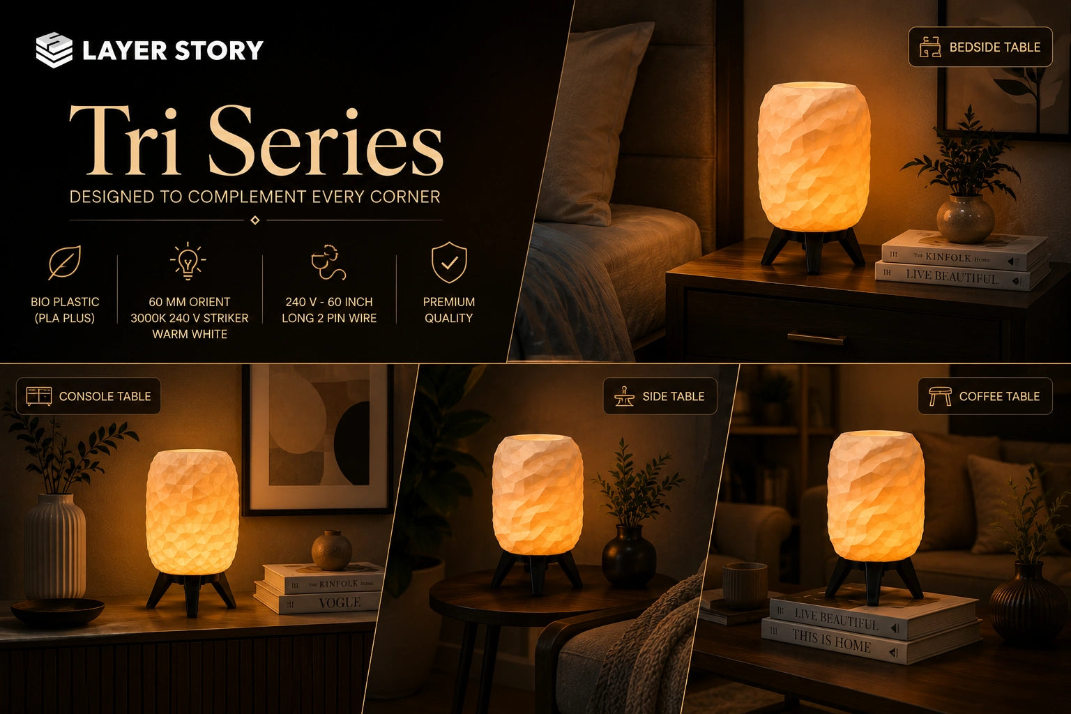 Lamp for Bedroom | Lamp for Study Table | Table Lamp for Living Room Decoration | Table Lamp for Gifting