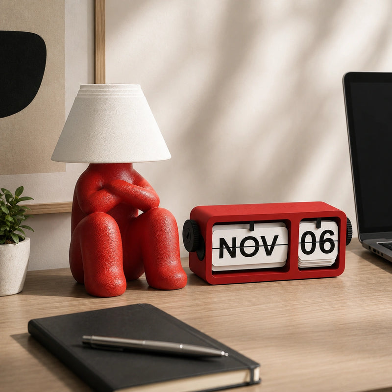 Lumi Calendar Duo - Angry Red
