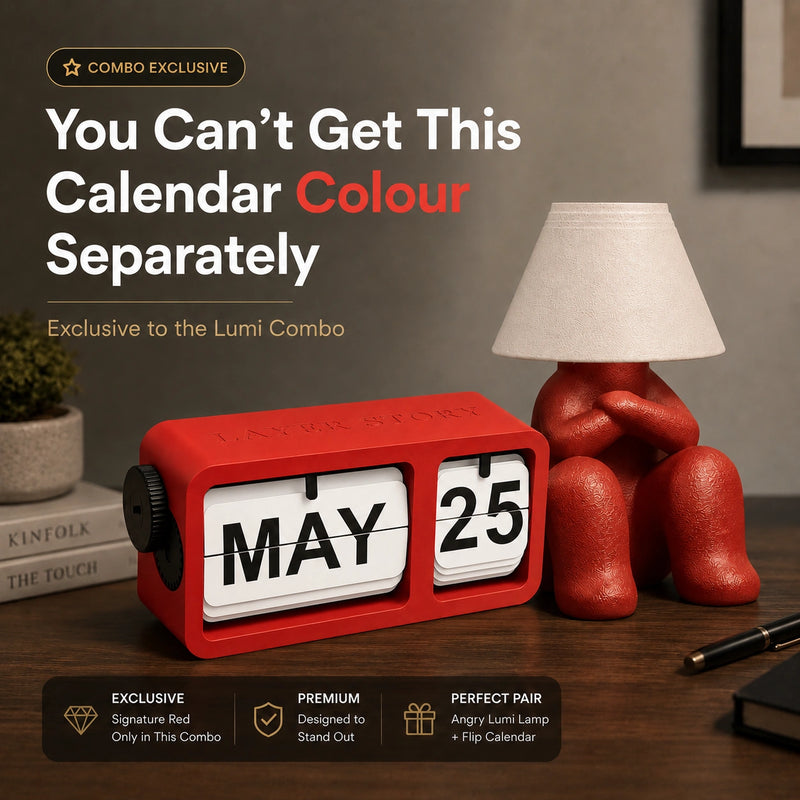 Lumi Calendar Duo - Angry Red