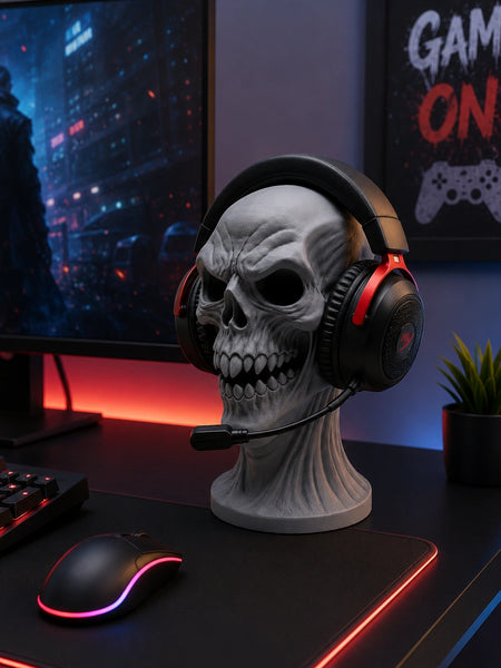 Scary Skull Headphone Holder