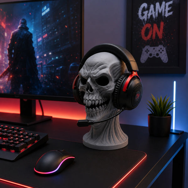 Scary Skull Headphone Holder