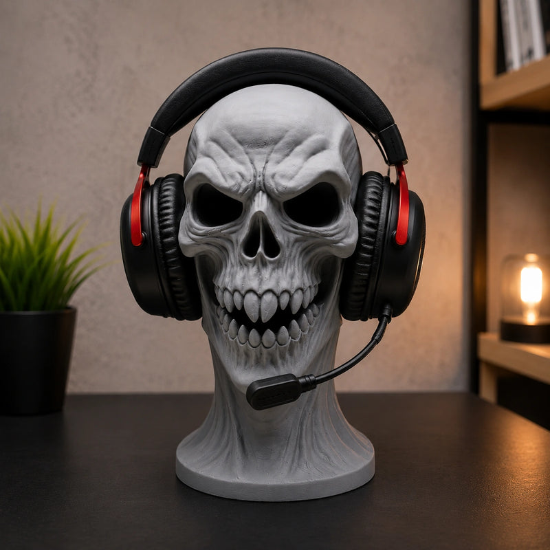 Scary Skull Headphone Holder