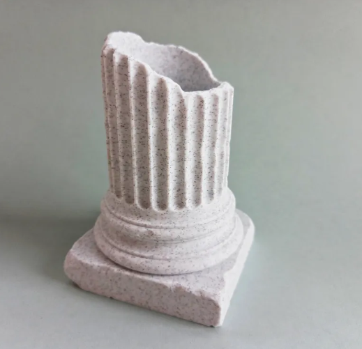 LayerStory “Ruins” Desk Organizer – Ancient Column Pen Holder