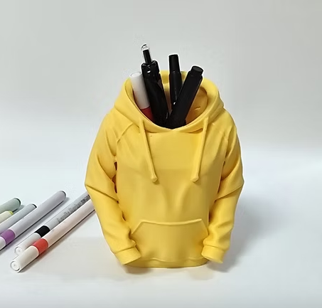 LayerStory “Cozy Hoodie” Desk Organizer – Playful Sweatshirt Pen Holder & Modern Desk Accessory