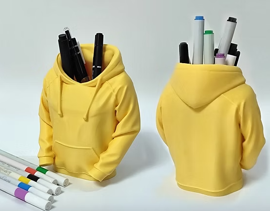LayerStory “Cozy Hoodie” Desk Organizer – Playful Sweatshirt Pen Holder & Modern Desk Accessory
