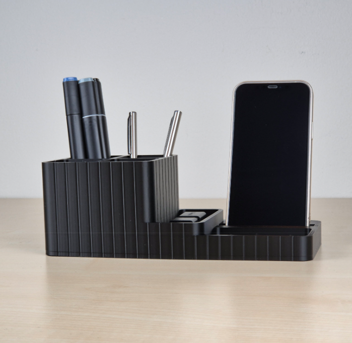 LayerStory Luxe Desk Organizer with Phone Dock – Premium Office Accessory