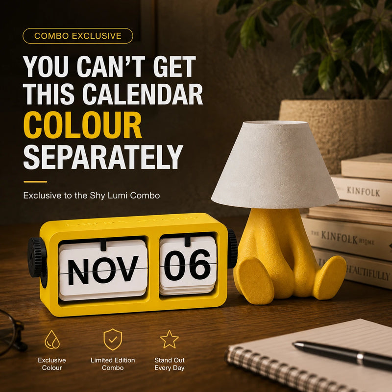 Lumi Calendar Duo - Shy Yellow