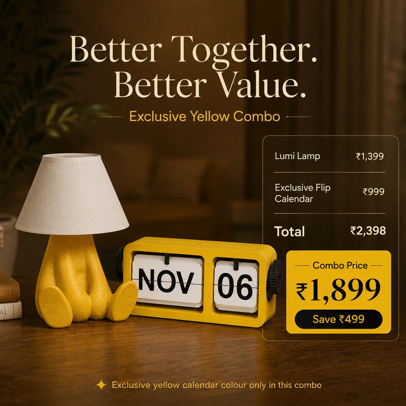 Lumi Calendar Duo - Shy Yellow