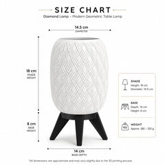 Diamond Lamp – Modern Geometric Table Lamp