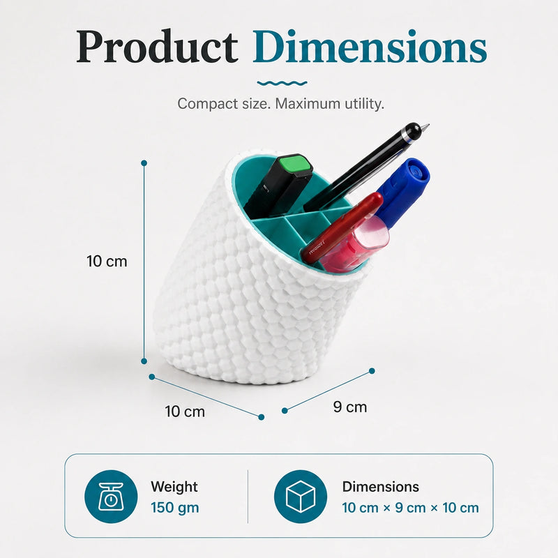 Tilt Hexa Desk Organizer