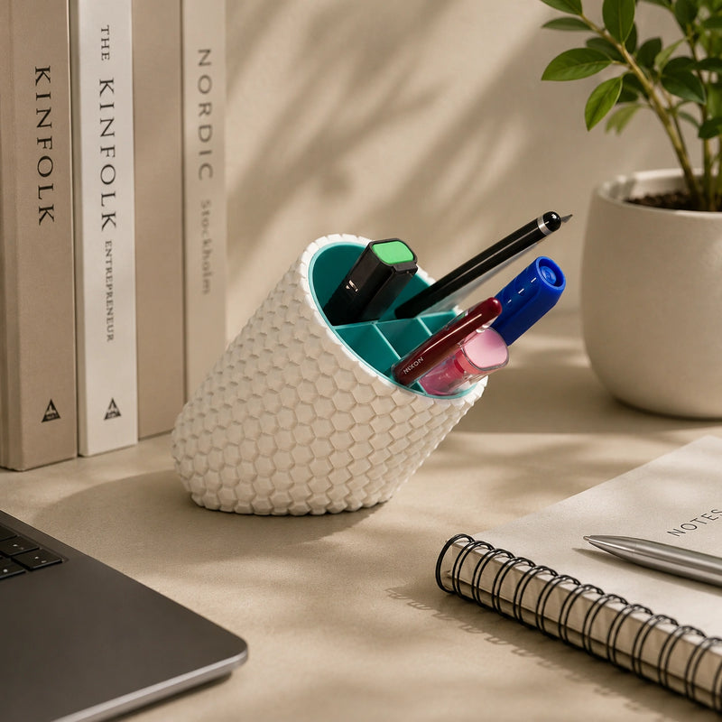 Tilt Hexa Desk Organizer