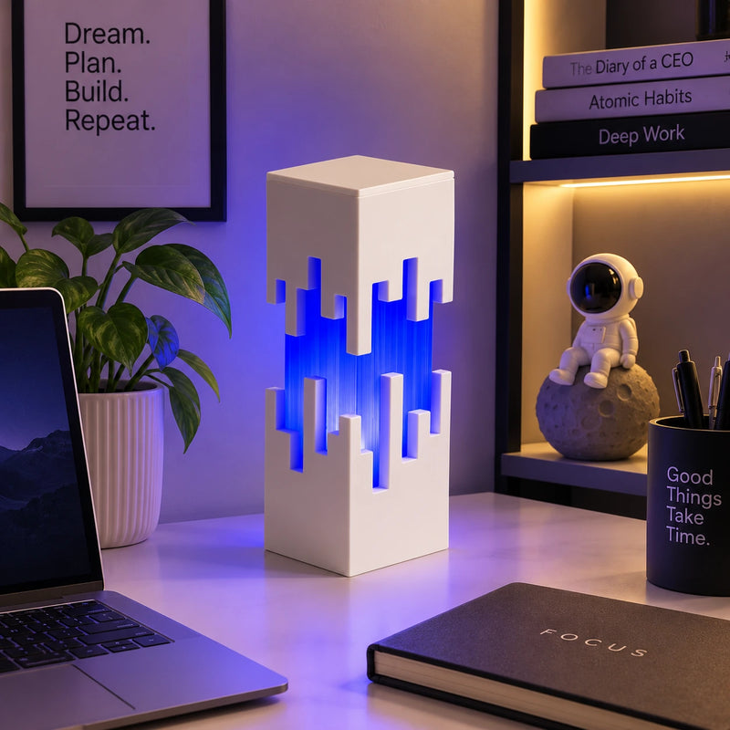 Future Prism Lamp – Modern Geometric Table Lamp
