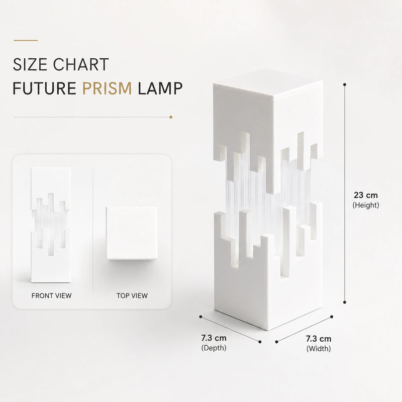Future Prism Lamp – Modern Geometric Table Lamp