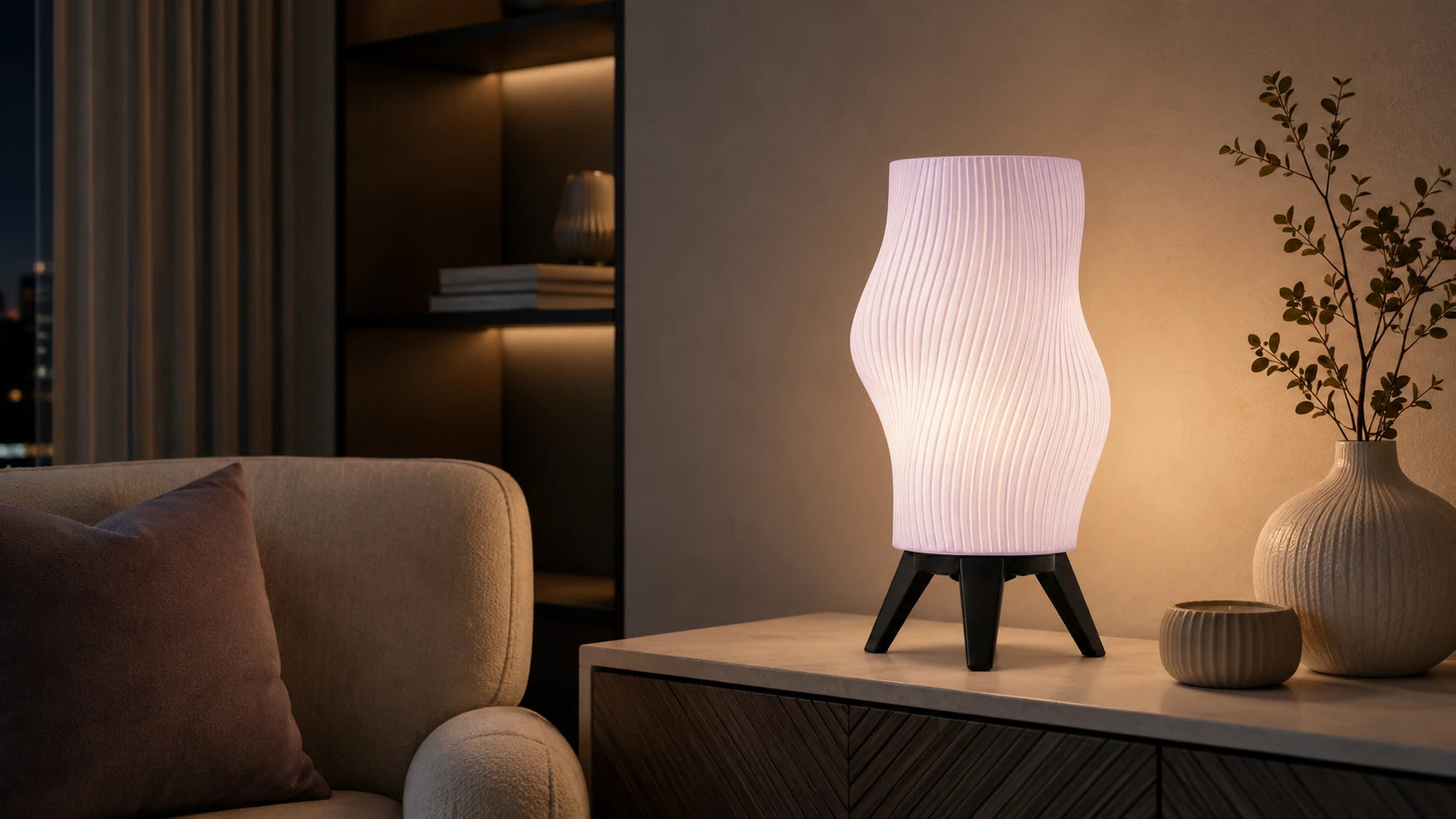 Lamp for Bedroom | Lamp for Study Table | Table Lamp for Living Room Decoration | Table Lamp for Gifting