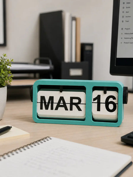 FlipFrame Desk Calendar