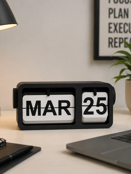 FlipFrame Desk Calendar