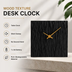 Wood Desk Clock